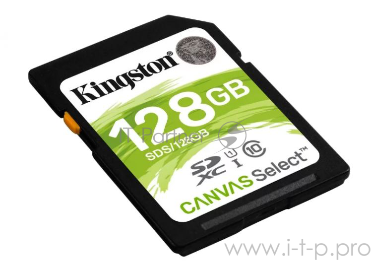 Карта памяти SecureDigital 128Gb Kingston SDS/128GB {SDXC Class 10, UHS-I}