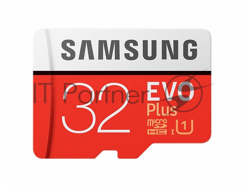 Карта памяти Micro SecureDigital 32Gb Samsung EVO Plus V2 Class 10 MB-MC32GA/RU {MicroSDXC Class 10 UHS-I U1, SD adapter}