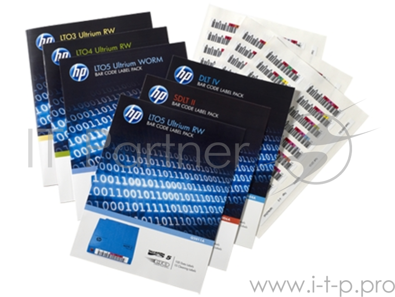 Наклейка HPE LTO-6 Ultrium RW Bar Code Pack (Q2013A)