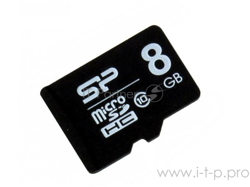 Флеш карта microSD 8Gb Class10 Silicon Power SP008GBSTH010V10
