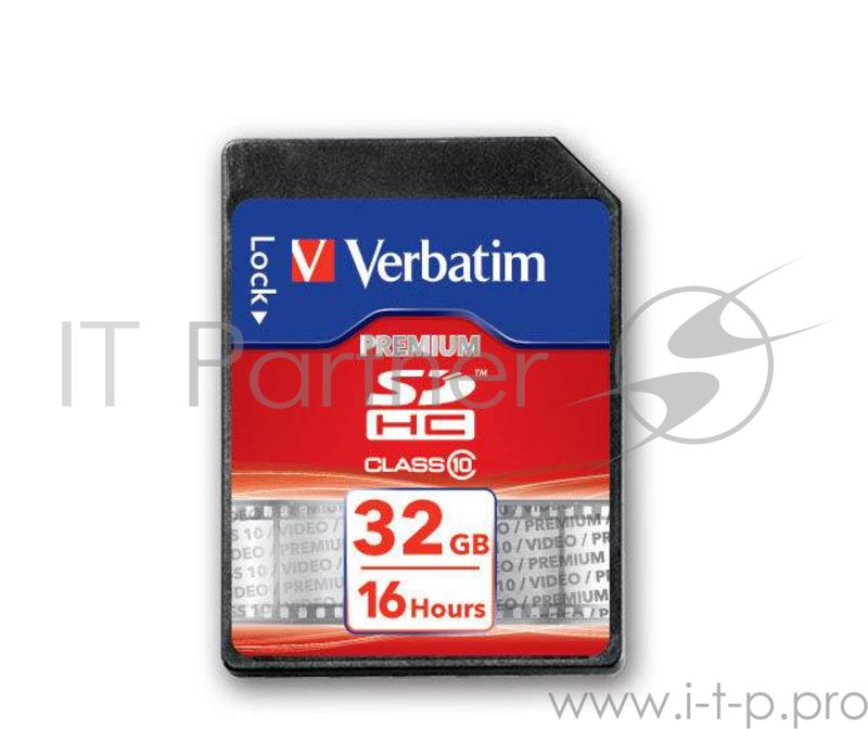 Флеш карта SD 32GB Verbatim SDHC Class 10