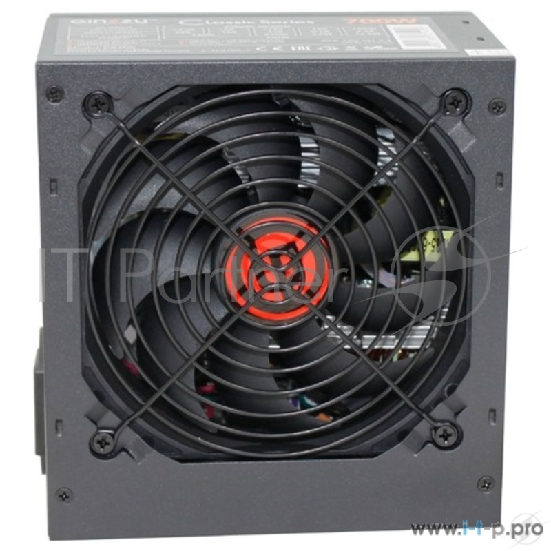 Ginzzu CB700 12CM black,24+4p,2 PCI-E(6+2), 6*SATA, 3*IDE,оплетка MB, кабель питания