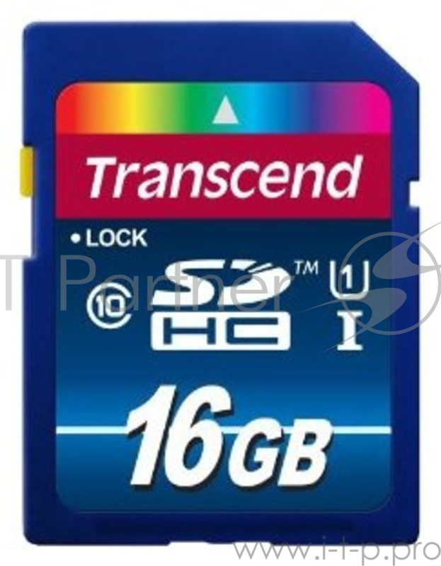 Карта памяти SecureDigital 16Gb Transcend TS16GSDU1 {SDHC Class 10, UHS-I}