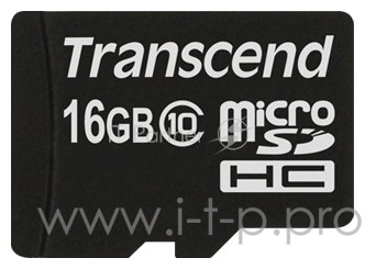 Карта памяти Micro SecureDigital 16Gb Transcend TS16GUSDC10 {MicroSDHC Class 10}