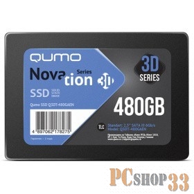 Накопитель SSD 480GB QUMO Novation TLC 3D (Q3DT-480GAEN) 2,5