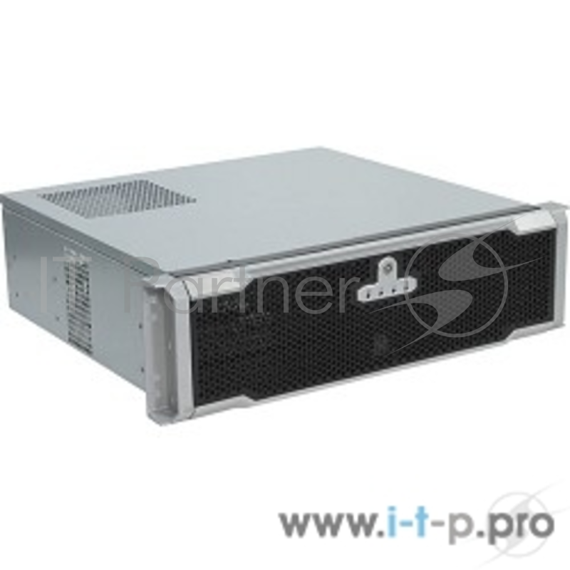 Корпус Procase EM338D-B-0 Корпус 3U Rack server case, дверца, черный, без блока питания, глубина 380мм, MB 12