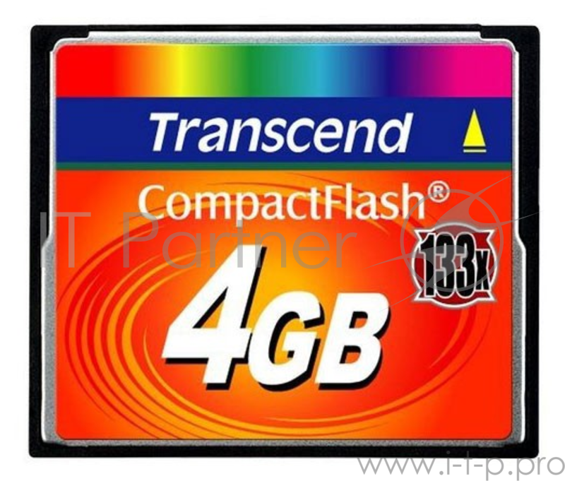 Карта памяти Compact Flash 4Gb Transcend (TS4GCF133) 133-x