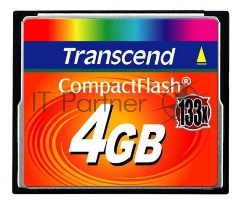 Карта памяти Compact Flash 4Gb Transcend (TS4GCF133) 133-x