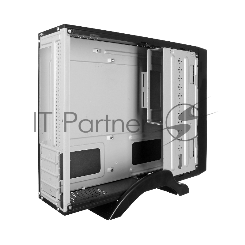 Корпус Exegate EX268694RUS Корпус MiniITX Exegate MI-208 Black, miniITX/mATX, <M350, 80mm>, 2*USB, Audio