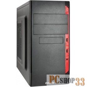 Корпус Exegate EX272737RUS MinitowerQA-410 Black, mATX, <без БП> 2*USB, Audio