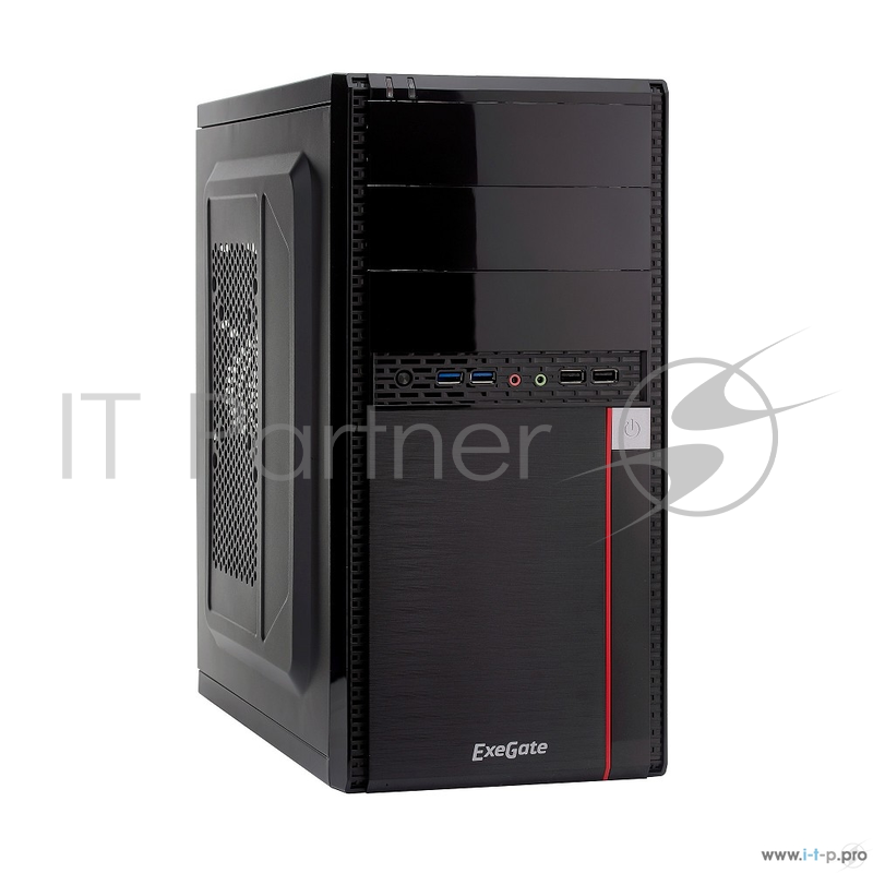 Exegate EX277439RUS Корпус Minitower MA-371X Black, mATX <без БП>