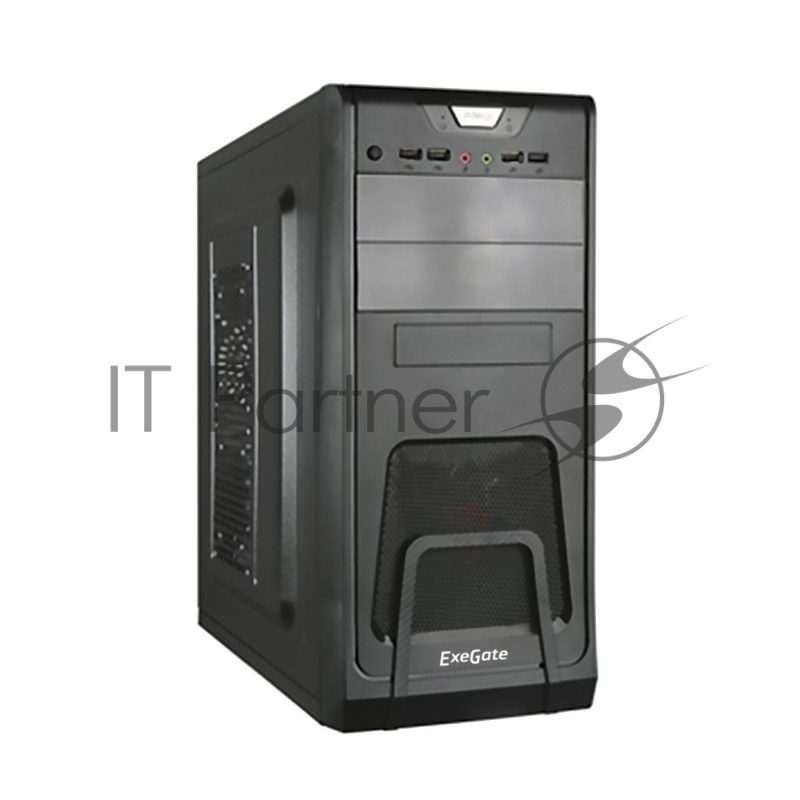 Корпус Miditower Exegate CP-603 Black, ATX, <без БП>, 2*USB+2*USB3.0, Audio