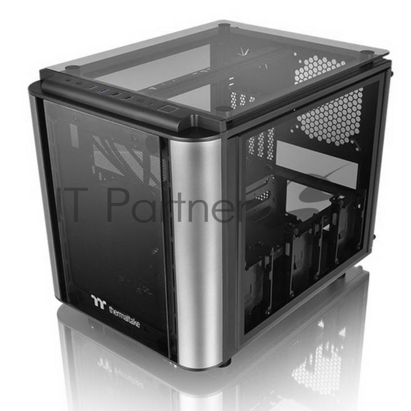 Корпус Thermaltake Level 20 VT черный без БП mATX 1x200mm 2xUSB2.0 2xUSB3.0 audio bott PSU