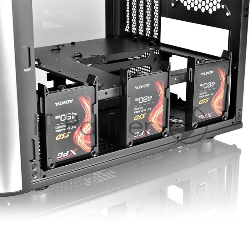 Корпус Thermaltake Level 20 VT черный без БП mATX 1x200mm 2xUSB2.0 2xUSB3.0 audio bott PSU