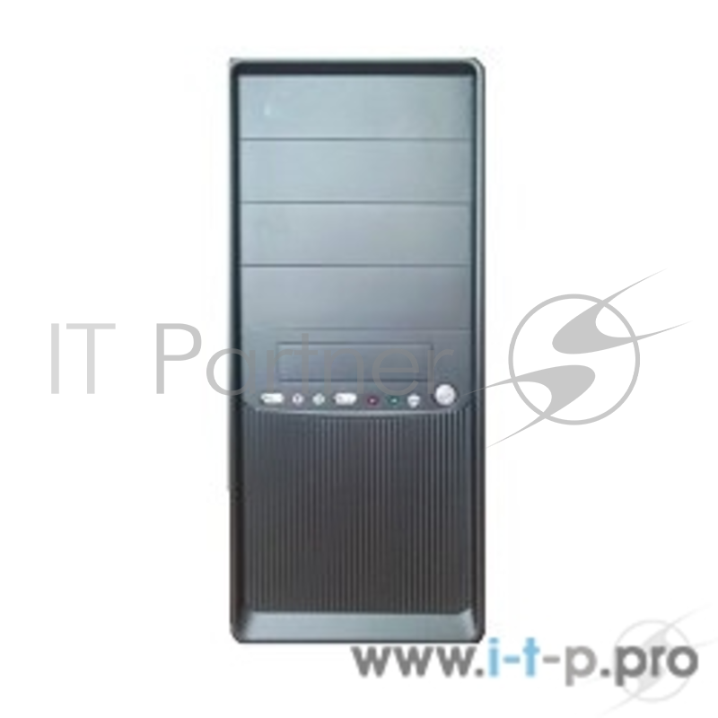 Корпус Miditower SP Winard 3010 500W black/silver 2*USB 2*Audio 24pin ATX