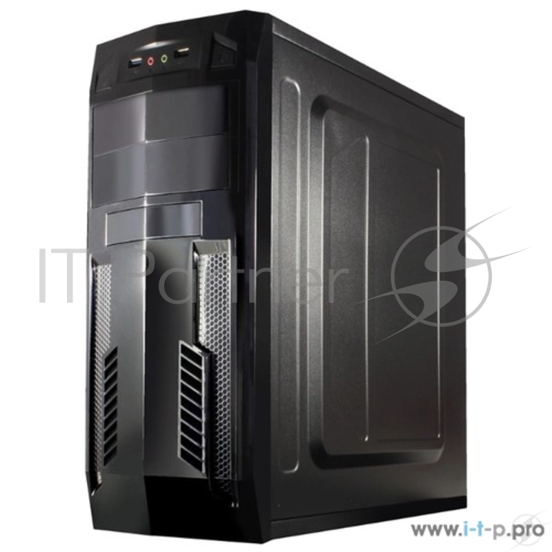 Корпус MidiTower SP Winard 3069B 1*USB2.0, 1*USB3.0 audio, reset, ATX,w/o PSU