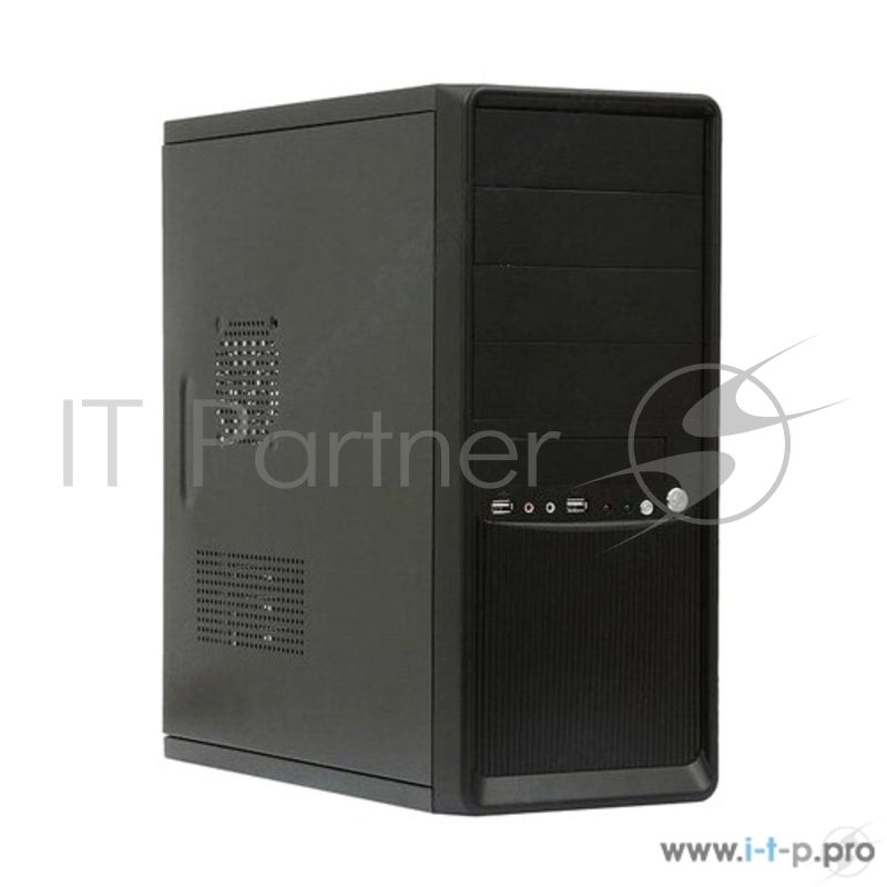 Корпус MidiTower SP Winard 3010B 2*USB2.0, audio, reset, ATX, w/o PSU