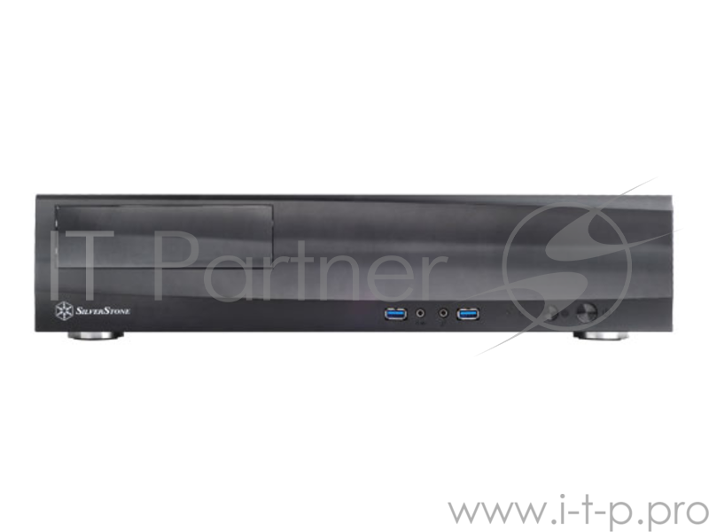 Корпус Slim HTPC Silverstone Milo ML03B <Black, mATX, USB3.0, Audio, без БП>