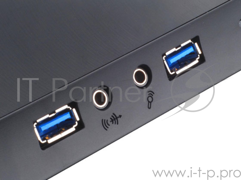 Корпус Slim HTPC Silverstone Milo ML03B <Black, mATX, USB3.0, Audio, без БП>