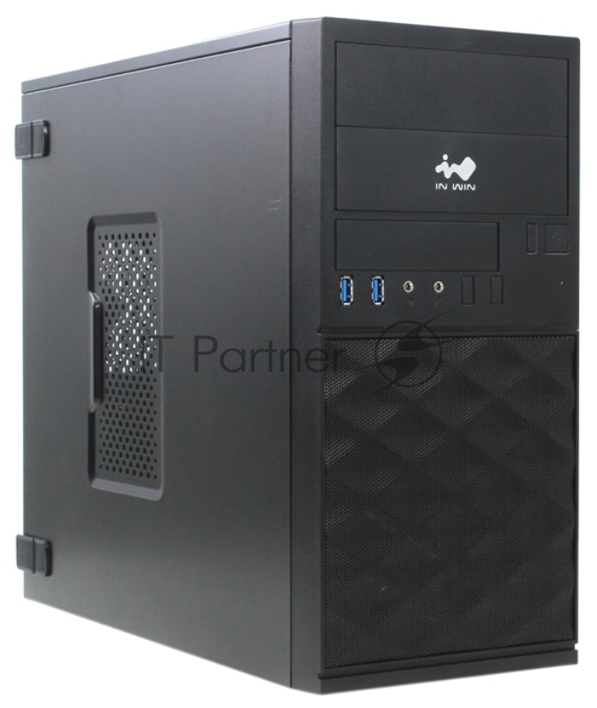 Корпус MidiTower InWin EFS-052BL RB-S500HQ70 H U3*2 A + Screwless 6111207