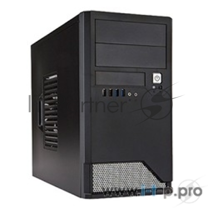 Корпус INWIN EMR048BL USB 3.0 (Mini Tower, mATX, 450W RB-S450HQ70, USB+Audio, черно-серебристый) <6120260>