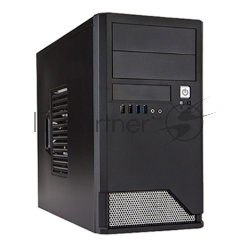 Корпус INWIN EMR048BL USB 3.0 (Mini Tower, mATX, 450W RB-S450HQ70, USB+Audio, черно-серебристый) <6120260>