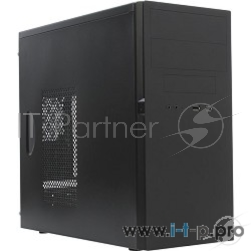 Корпус POWERMAN ES725BK USB3.0 (Mini Tower, mATX, без БП, USBx2 + Audio, черный) <6120640>