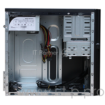 Корпус POWERMAN ES725BK USB3.0 (Mini Tower, mATX, без БП, USBx2 + Audio, черный) <6120640>