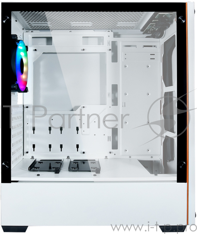 Корпус Formula V-LINE 205X-02 белый без БП ATX 1x120mm 2xUSB3.0 audio bott PSU