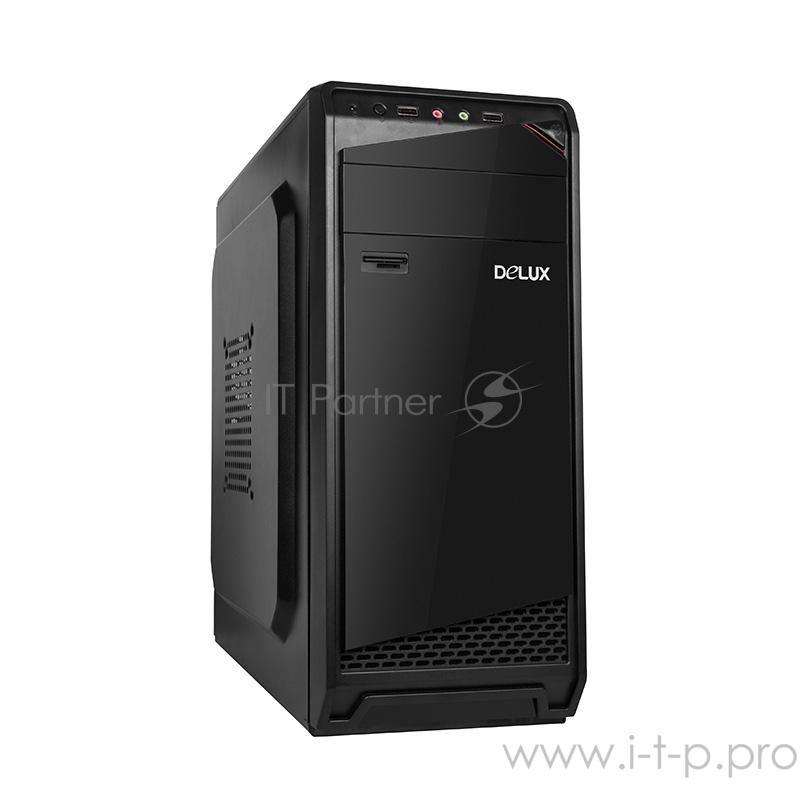 Корпус DELUX DW605 (ATX, без БП) черный