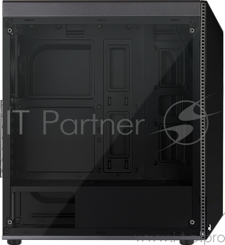 Корпус Aerocool SHARD, ATX, без БП, окно из акрила, 194x444x423,5мм (ШxВxГ), USB3.0 x1, USB2.0 x2, 13 режимов RGB подсветки, фильтры от пыли