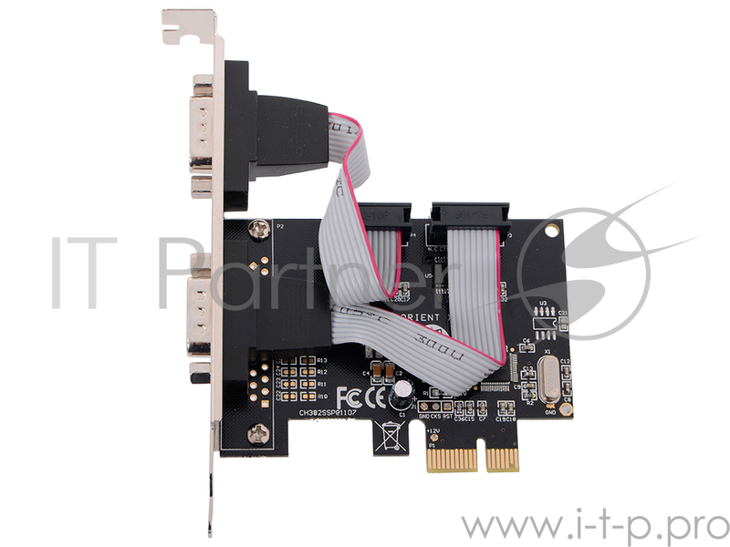 Контроллер Orient XWT-PE2S (PCI-E -->2xCOM, OXPCIe 952) Ret