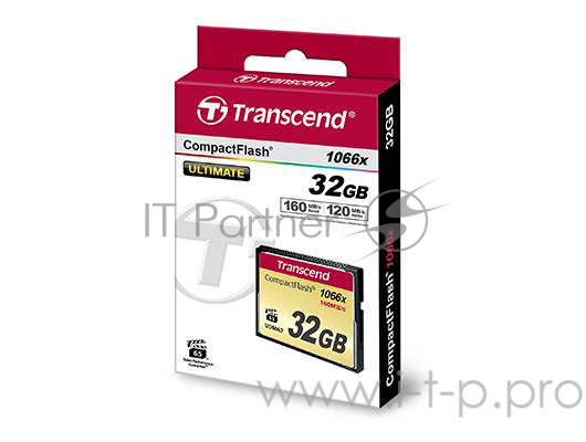 Карта памяти Compact Flash 32Gb Transcend, High Speed (TS32GCF1000) 1000-x