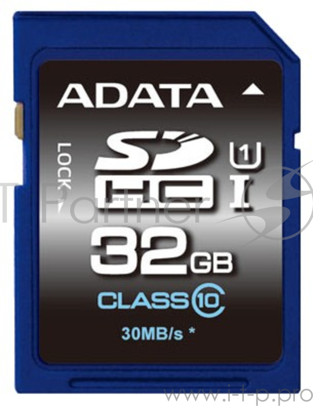 Карта памяти SecureDigital 32Gb A-DATA ASDH32GUICL10-R {SDHC Class 10, UHS-I}