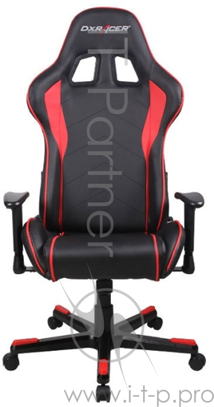 Компьютерное кресло игровое Formula series OH/FE08/NR цвет черный с красными вставками нагрузка 120 кг