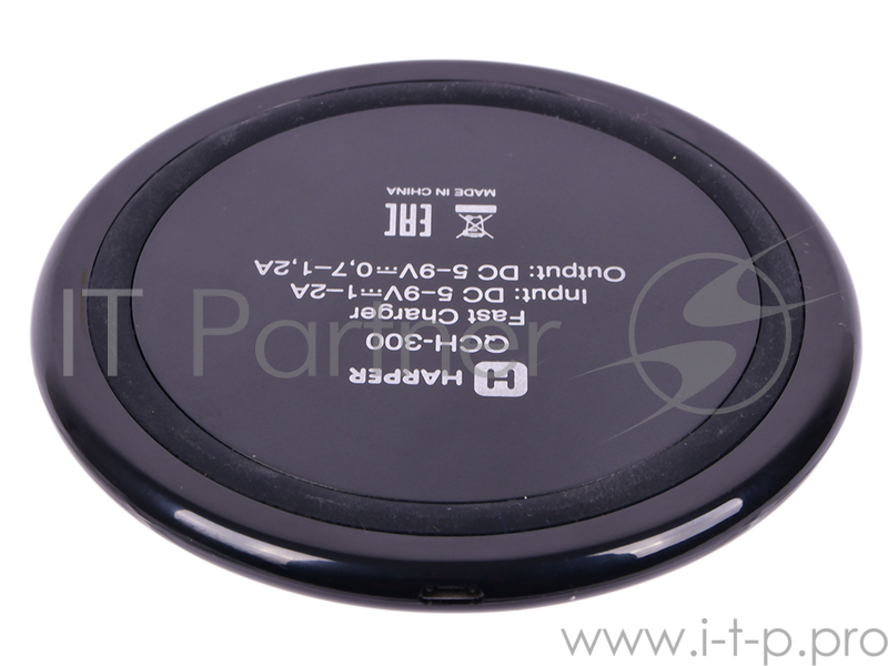 Беспроводное зарядное устройство для смартфона HARPER QCH-300 Black