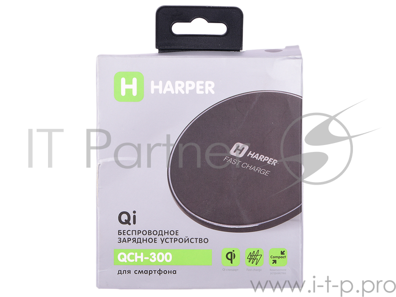 Беспроводное зарядное устройство для смартфона HARPER QCH-300 Black
