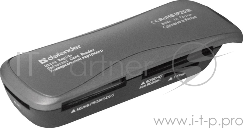 Переходник Defender Ultra Rapido Универсальный картридер USB 2.0, 4 слота 83261