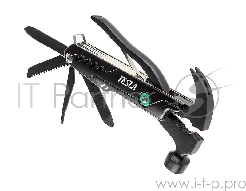 Инструмент многофункциональный TESLA MT-01 нержавеющая сталь, алюминиевая рукоятка, 10 в 1