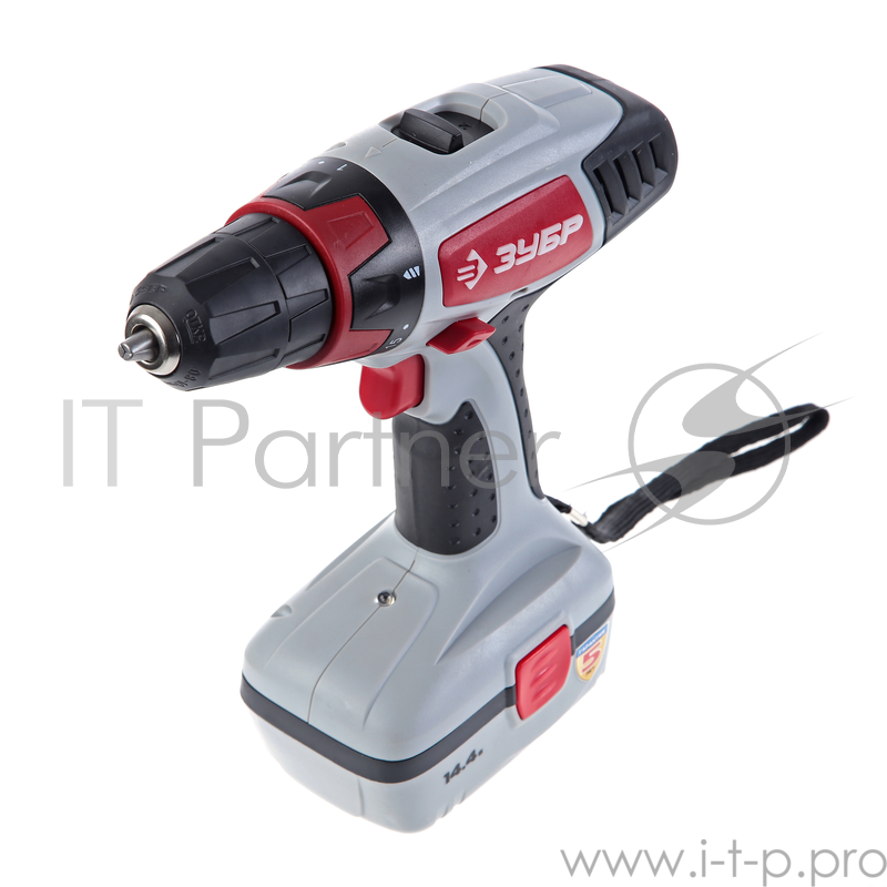 Дрель, Шуруповерт ЗУБР ЗДА-14.4-2 Дрель-шуруповерт ЗДА-14.4-2 {аккум, 0-400/0-1150об/мин, 14.4В, эл тормоз, в кейсе, ПРОМО}