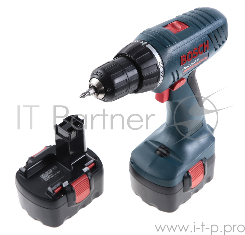 Дрель, Шуруповерт Bosch GSR 14.4-2 Безударная дрель-шуруповерт 0601918G20 {14.4 В, БЗП.10мм, 2скор, 30нм, 1,8кг, 2акк.1,5Ач, кейс}