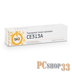 Картридж Bion (CE313A) для HP Color LaserJet CP1012 Pro/CP1025 Pro/Canon LBP7010C/LBP7018C, № 126A M, 1K