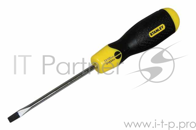 Отвертка STANLEY CUSHION GRIP 0-64-919 под прямой шлиц 6.5х150мм