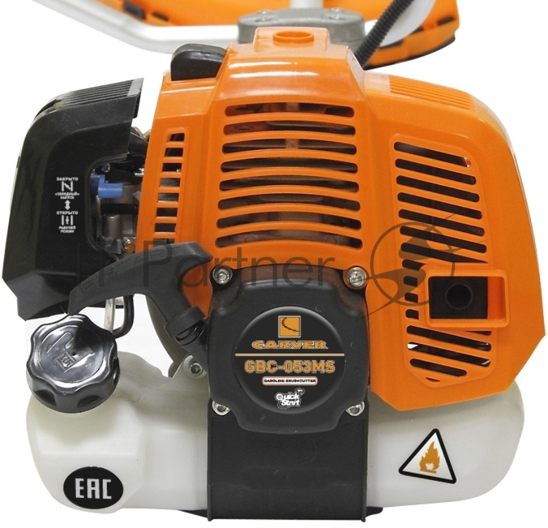 Мотокоса CARVER GBC-052MS 3лс 2х-тактный 52см3 1л нож 230мм леска2.4мм