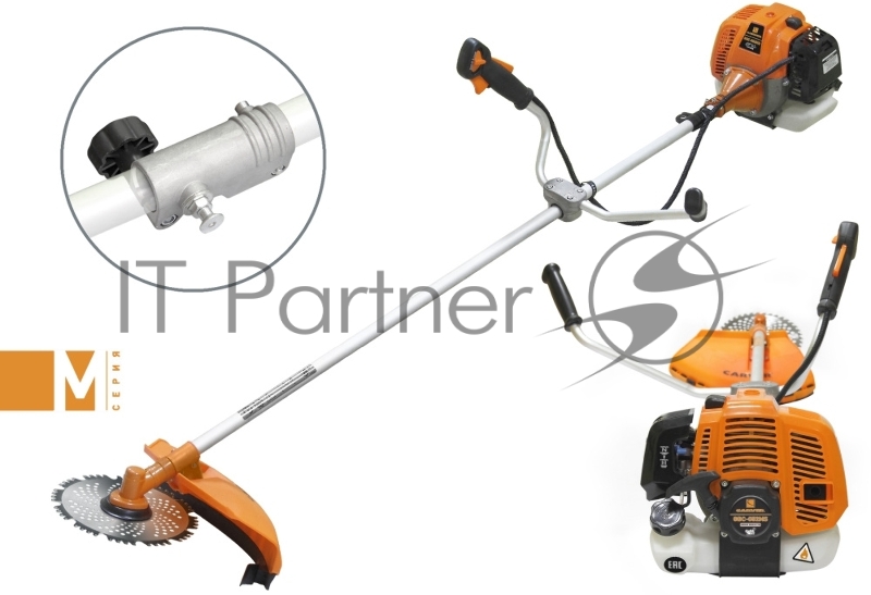 Мотокоса CARVER GBC-052MS 3лс 2х-тактный 52см3 1л нож 230мм леска2.4мм