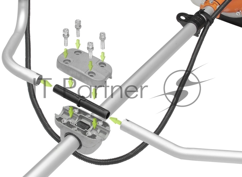 Мотокоса CARVER GBC-052MS 3лс 2х-тактный 52см3 1л нож 230мм леска2.4мм