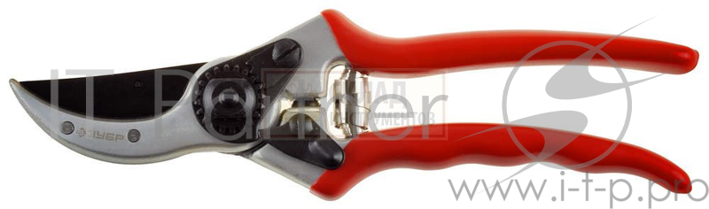 Секатор ЗУБР 40107_z01 ''эксперт'' с коваными алюминиевыми ручками 210мм