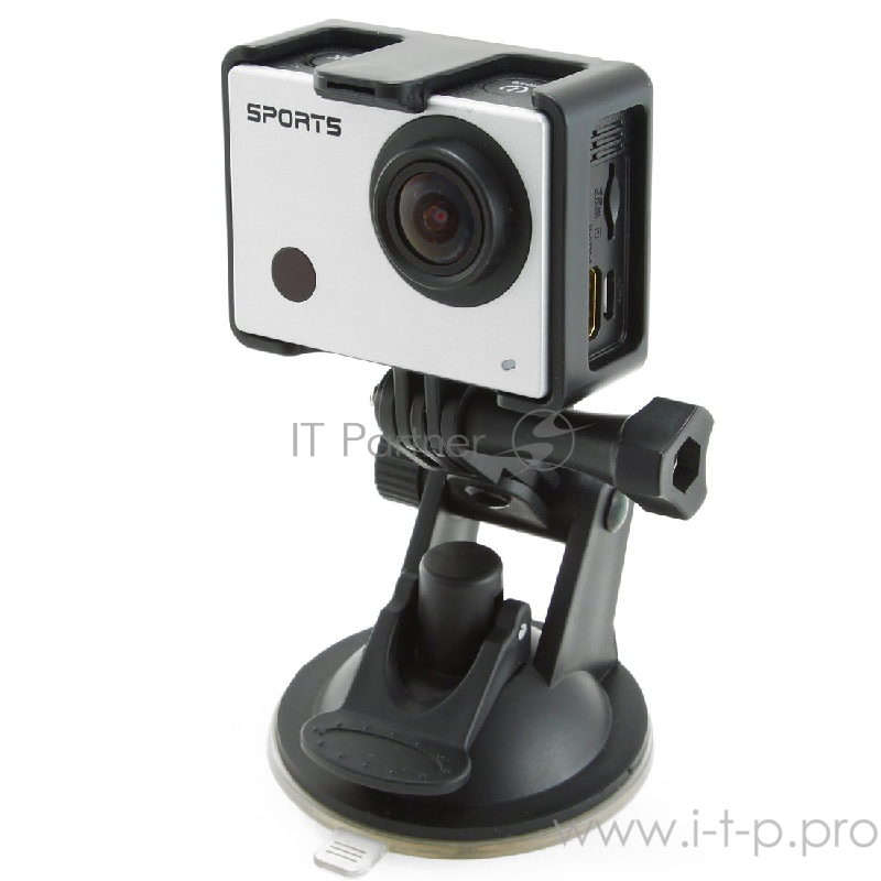 Цифровые камеры Gembird Экшн-камера Gembird ACAM-003, 8MP, 1920 x 1080 FHD (60 fps), WIFI, ЖК дисплей 2.0', TF/Micro SDHC, USB 2.0, подводный бокс + крепления.