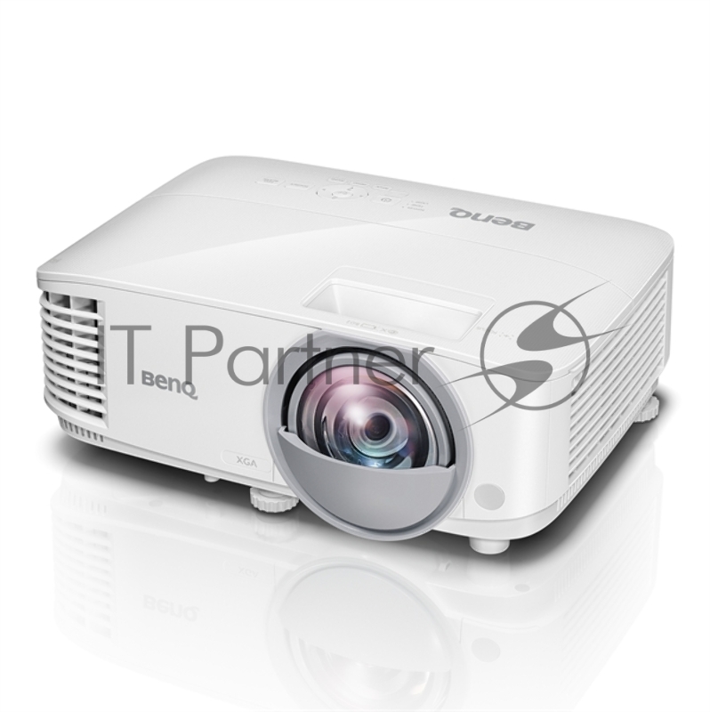Проектор BENQ MX808ST (DLP, XGA 1024x768, 3000Lm, 20000:1, +НDMI, 3D Ready, lamp 15000hrs, short-throw, WHITE, 2.60kg)