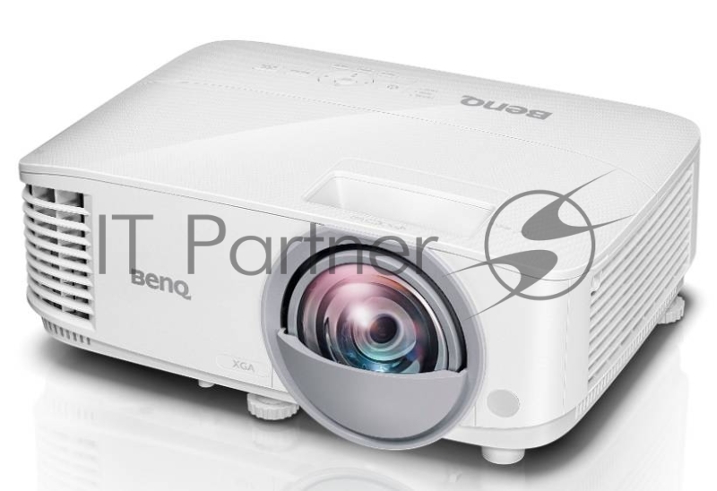 Проектор BENQ MX808ST (DLP, XGA 1024x768, 3000Lm, 20000:1, +НDMI, 3D Ready, lamp 15000hrs, short-throw, WHITE, 2.60kg)